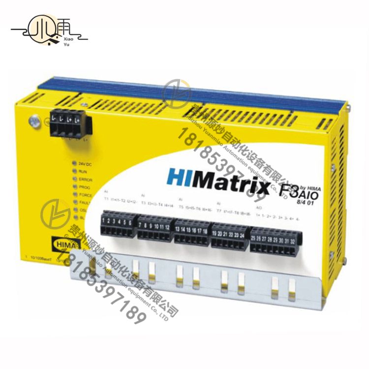 HIMA HIMatrix F3AIO8401 模拟I/O模块远程安全8模拟